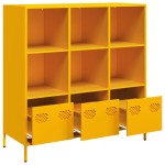 vidaXL Dulap înalt, galben muștar, 101,5x39x103,5 cm, oțel vidaXL Dulap înalt, galben muștar, 101,5x39x103,5 cm, oțel