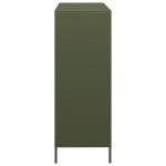 vidaXL Dulap înalt, verde măsliniu, 101,5x39x103,5 cm, oțel