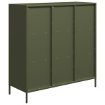 vidaXL Dulap înalt, verde măsliniu, 101,5x39x103,5 cm, oțel