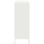 vidaXL Dulap înalt, alb, 101,5x39x103,5 cm, oțel vidaXL Dulap înalt, alb, 101,5x39x103,5 cm, oțel