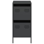 vidaXL Dulap, negru, 35x39x73,5 cm, oțel laminat la rece