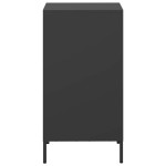 vidaXL Dulap, negru, 35x39x73,5 cm, oțel laminat la rece