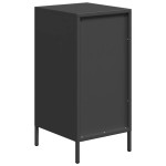 vidaXL Dulap, negru, 35x39x73,5 cm, oțel laminat la rece