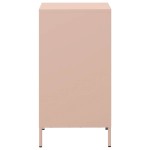 vidaXL Dulap, roz, 35x39x73,5 cm, oțel laminat la rece
