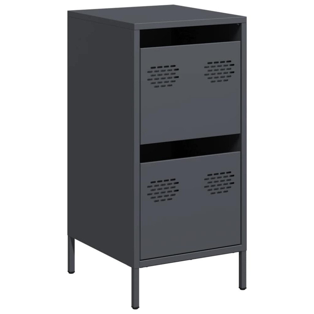 vidaXL Dulap, antracit, 35x39x73,5 cm, oțel laminat la rece