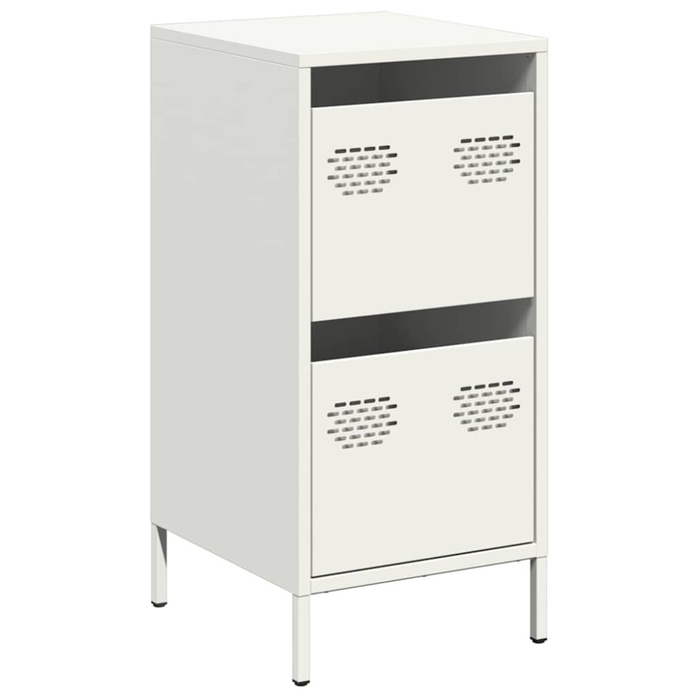 vidaXL Dulap, alb, 35x39x73,5 cm, oțel laminat la rece