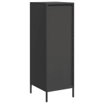 vidaXL Dulap înalt, negru, 39x35x103,5 cm, oțel vidaXL Dulap înalt, negru, 39x35x103,5 cm, oțel