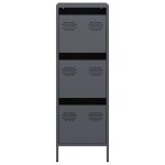 vidaXL Dulap înalt, antracit, 39x35x103,5 cm, oțel vidaXL Dulap înalt, antracit, 39x35x103,5 cm, oțel