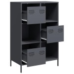 vidaXL Dulap înalt, antracit, 68x39x103,5 cm, oțel vidaXL Dulap înalt, antracit, 68x39x103,5 cm, oțel