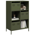 vidaXL Dulap înalt, verde măsliniu, 68x39x103,5 cm, oțel vidaXL Dulap înalt, verde măsliniu, 68x39x103,5 cm, oțel