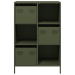 vidaXL Dulap înalt, verde măsliniu, 68x39x103,5 cm, oțel vidaXL Dulap înalt, verde măsliniu, 68x39x103,5 cm, oțel