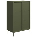 vidaXL Dulap înalt, verde măsliniu, 68x39x103,5 cm, oțel vidaXL Dulap înalt, verde măsliniu, 68x39x103,5 cm, oțel
