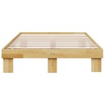 vidaXL Cadru de pat fără saltea 120x200 cm din lemn masiv de stejar vidaXL Cadru de pat fără saltea 120x200 cm din lemn masiv de stejar