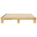 vidaXL Cadru de pat fără saltea 180x200 cm din lemn masiv de stejar vidaXL Cadru de pat fără saltea 180x200 cm din lemn masiv de stejar