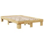 vidaXL Cadru de pat fără saltea 120x190 cm din lemn masiv de stejar vidaXL Cadru de pat fără saltea 120x190 cm din lemn masiv de stejar