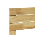 vidaXL Tăblie de pat 100 cm lemn masiv de stejar vidaXL Tăblie de pat 100 cm lemn masiv de stejar