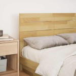 vidaXL Tăblie de pat 120 cm lemn masiv de stejar