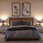 vidaXL Noptiere cu lumini LED, 2 buc., stejar sonoma, lemn prelucrat