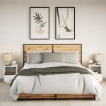 vidaXL Noptiere cu lumini LED, 2 buc., alb, lemn prelucrat