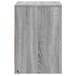 vidaXL Noptiere cu lumini LED, 2 buc., sonoma gri, lemn prelucrat vidaXL Noptiere cu lumini LED, 2 buc., sonoma gri, lemn prelucrat