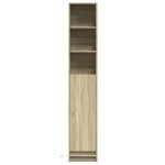 vidaXL Dulap cu LED, stejar sonoma, 36x32,5x200 cm, lemn prelucrat vidaXL Dulap cu LED, stejar sonoma, 36x32,5x200 cm, lemn prelucrat