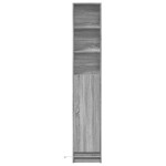vidaXL Dulap cu LED, gri sonoma, 36x32,5x200 cm, lemn prelucrat vidaXL Dulap cu LED, gri sonoma, 36x32,5x200 cm, lemn prelucrat