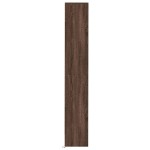 vidaXL Dulap cu LED, stejar maro, 36x32,5x200 cm, lemn prelucrat