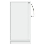 vidaXL Dulap cu LED, alb, 42,5x34x85 cm, lemn prelucrat vidaXL Dulap cu LED, alb, 42,5x34x85 cm, lemn prelucrat