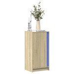 vidaXL Dulap cu LED, stejar sonoma, 42,5x34x85 cm, lemn prelucrat vidaXL Dulap cu LED, stejar sonoma, 42,5x34x85 cm, lemn prelucrat