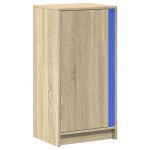 vidaXL Dulap cu LED, stejar sonoma, 42,5x34x85 cm, lemn prelucrat vidaXL Dulap cu LED, stejar sonoma, 42,5x34x85 cm, lemn prelucrat