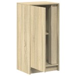 vidaXL Dulap cu LED, stejar sonoma, 42,5x34x85 cm, lemn prelucrat vidaXL Dulap cu LED, stejar sonoma, 42,5x34x85 cm, lemn prelucrat