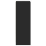 vidaXL Dulap cu LED, negru, 77x34x100 cm, lemn prelucrat