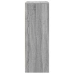 vidaXL Dulap cu LED, gri sonoma, 77x34x100 cm, lemn prelucrat vidaXL Dulap cu LED, gri sonoma, 77x34x100 cm, lemn prelucrat