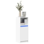 vidaXL Dulap cu LED, alb, 38x34x100 cm, lemn prelucrat vidaXL Dulap cu LED, alb, 38x34x100 cm, lemn prelucrat