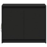 vidaXL Dulap cu LED, negru, 72x34x61 cm, lemn prelucrat vidaXL Dulap cu LED, negru, 72x34x61 cm, lemn prelucrat