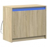 vidaXL Dulap cu LED, stejar sonoma, 72x34x61 cm, lemn prelucrat vidaXL Dulap cu LED, stejar sonoma, 72x34x61 cm, lemn prelucrat