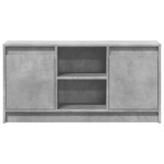vidaXL Dulap TV cu LED, gri beton, 100x34x50 cm, lemn prelucrat