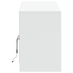 vidaXL Dulap TV cu LED, alb, 139,5x34x50 cm, lemn prelucrat