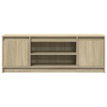 vidaXL Dulap TV cu LED, stejar sonoma, 139,5x34x50 cm, lemn prelucrat vidaXL Dulap TV cu LED, stejar sonoma, 139,5x34x50 cm, lemn prelucrat