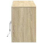 vidaXL Dulap TV cu LED, stejar sonoma, 139,5x34x50 cm, lemn prelucrat vidaXL Dulap TV cu LED, stejar sonoma, 139,5x34x50 cm, lemn prelucrat