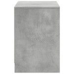 vidaXL Dulap TV cu LED, gri beton, 100x34x50 cm, lemn prelucrat