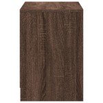 vidaXL Dulap TV cu LED, stejar maro, 100x34x50 cm, lemn prelucrat