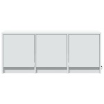 vidaXL Dulap TV cu LED, alb, 97x34x40 cm, lemn prelucrat
