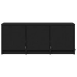 vidaXL Dulap TV cu LED, negru, 97x34x40 cm, lemn prelucrat