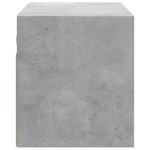 vidaXL Dulap TV de perete cu lumini LED, gri beton, 100x31x35 cm vidaXL Dulap TV de perete cu lumini LED, gri beton, 100x31x35 cm