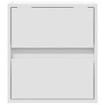 vidaXL Comodă TV de perete cu lumini LED, alb, 41x31x45 cm vidaXL Comodă TV de perete cu lumini LED, alb, 41x31x45 cm