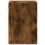 vidaXL Comodă TV de perete cu lumini LED, stejar fumuriu, 41x31x45 cm vidaXL Comodă TV de perete cu lumini LED, stejar fumuriu, 41x31x45 cm