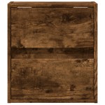 vidaXL Comodă TV de perete cu LED, 2 buc. stejar fumuriu, 41x31x45 cm vidaXL Comodă TV de perete cu LED, 2 buc. stejar fumuriu, 41x31x45 cm