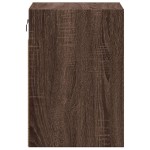 vidaXL Comodă TV de perete cu LED, 2 buc. stejar maro, 41x31x45 cm vidaXL Comodă TV de perete cu LED, 2 buc. stejar maro, 41x31x45 cm