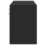 vidaXL Dulap TV de perete cu lumini LED negru 80x31x45 cm vidaXL Dulap TV de perete cu lumini LED negru 80x31x45 cm